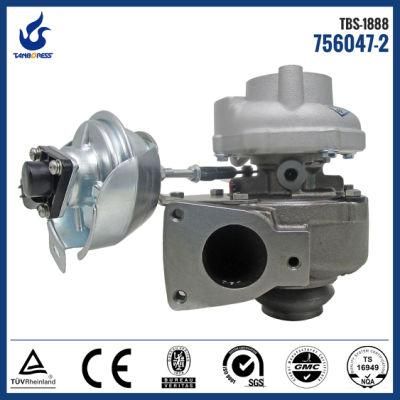 Turbocharger for Citroen Peugeot GT1749V DW10BTED4 756047 756047-0002 9645919580