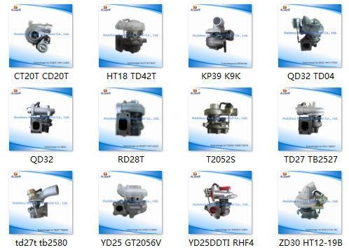 Auto Spare Parts Turbocharger for Nissan Td27ti 722687-5001s Td42t/Qd32t/Td27/Fd46/Td27t/Zd30/Yd25/Qd32