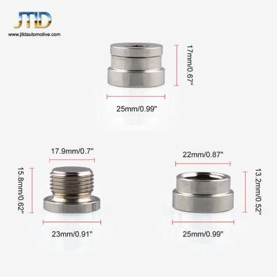 1 Pair Universal Thread Stainless Steel O2 Oxygen Sensor Weld Bung Plug Nut Kit M18X1.5