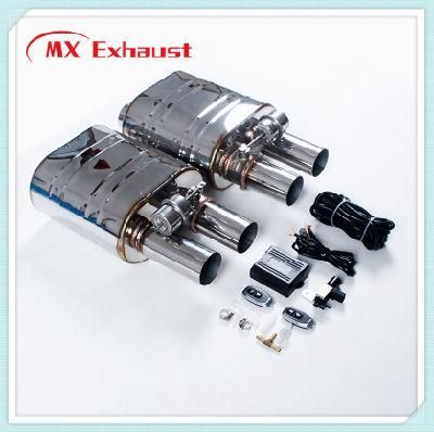 High Performance Stainless Steel SS304 Valvetronic Exhaust Muffler with Cutout Valve for Exhaust System