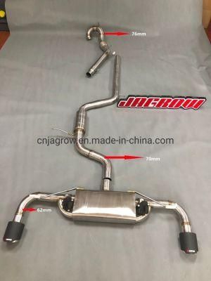 Custom Exhaust System Cat-Back for VW Golf 8 VIII Gti 2.0 Tsi 245 HP Models 2020