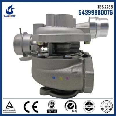 For Renault car parts BV39 K9K Euro5 5T 54399880076 turbocharger