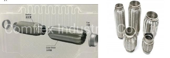 Stainless Steel Automobile Exhaust Bellow / Tube, Exhaust Flexible Pipe^