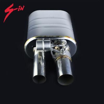 Universal Polished Auto Modified Exhaust Muffler/Silencer