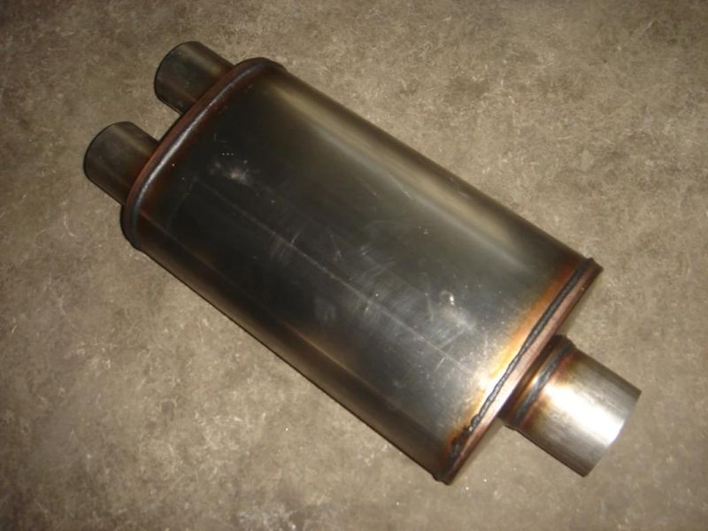 Sport Exhaust Dependable Quality Oval Type Exhaust Muffler Escape Silenciador