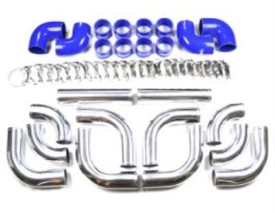 Universal Intercooler Piping 12PCS 2.5&quot;+Silve Pipe