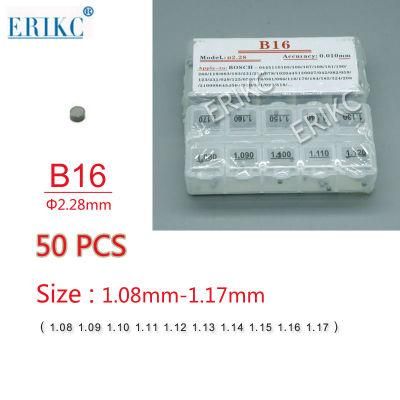 Erikc B16 Cr Fuel Nozzle Needle Valve Shim and Bosch Injector Body Spacer Shim, Calibration Shim Size: 1.080mm--1.260mm