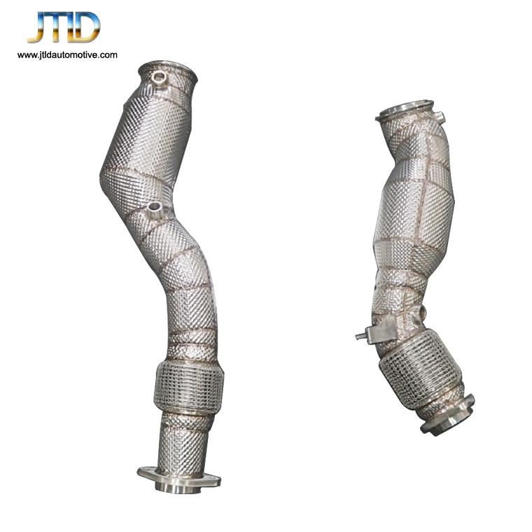 Stainless Steel 304 3.0′ Catless Downpipe for BMW F97 F98 X3m X4m 3.0t 2019+