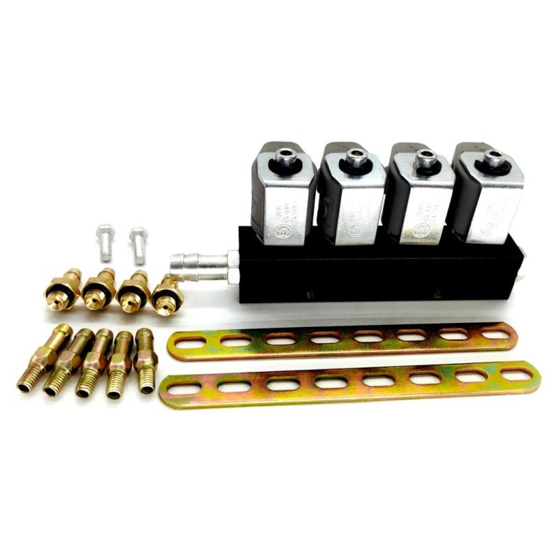 Llano Grey Lig1s Injector Rail for Multi-Cylinder Engine