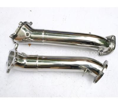 Cast Bellmouth Exhuast Downpipe for Nissan Gt-R R35 Catless Downpipe