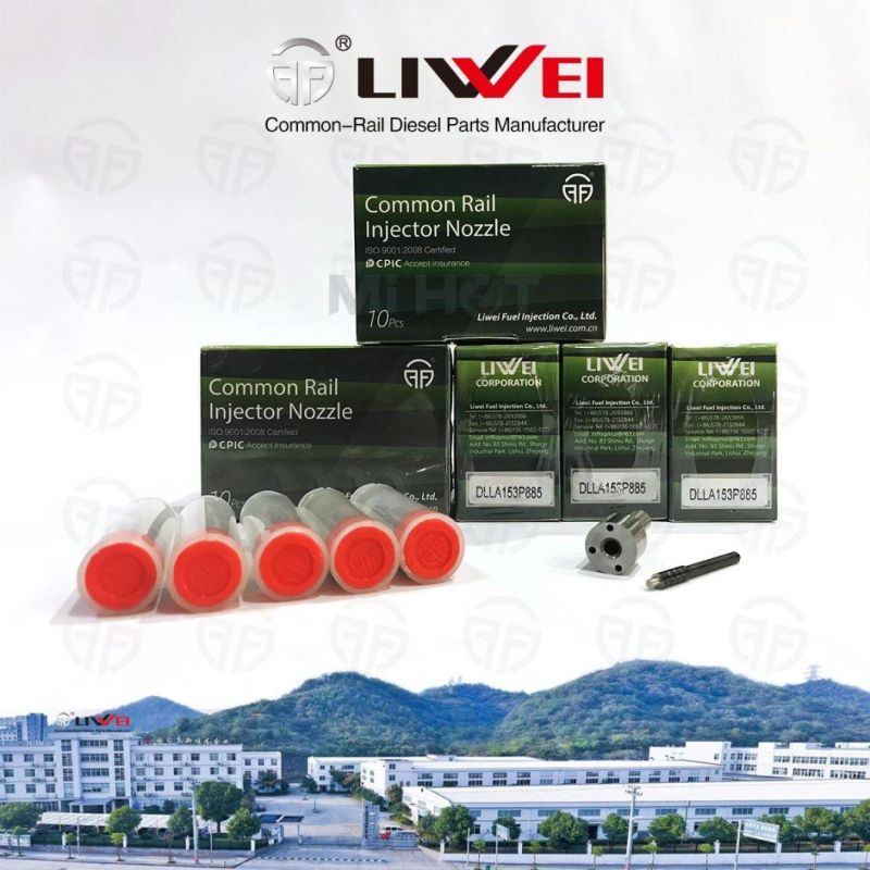 Liwei Brand Fuel Nozzle Dlla 154pn 270 Dlla 154pn270 for Common Rail Diesel Injector Auto Parts