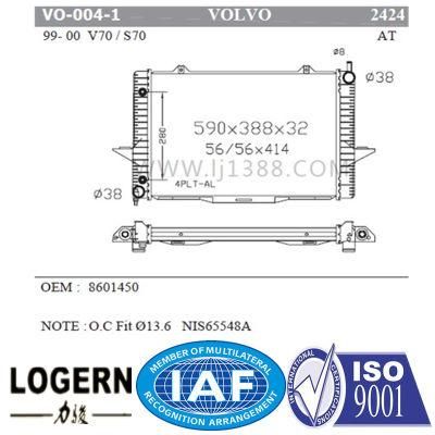 Auto Volvo Radiator for V70/S70&prime;99-00 at Dpi: 2424