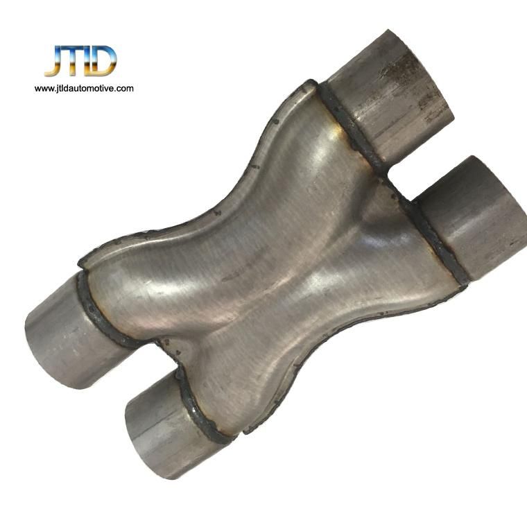 Universal Stainless Steel X Pipe 2.5 Inch Exhaust Stamped X Pipe