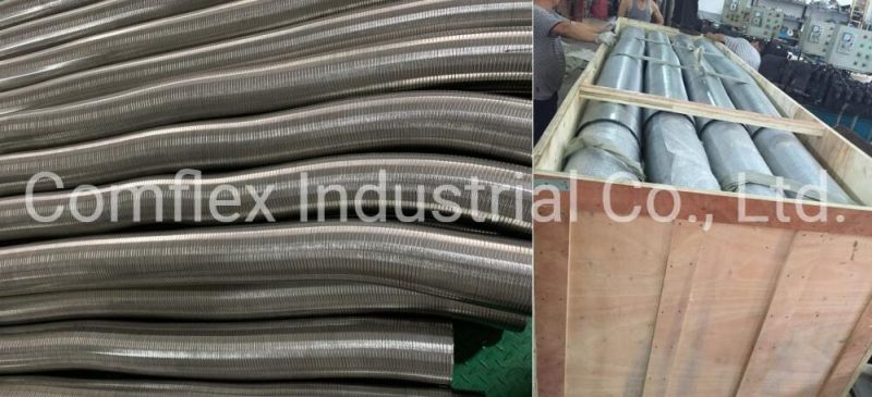 Stainless Steel Strip Wound Interlocked Metal Hose/Pipe/Tube~