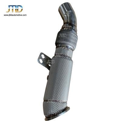 Exhaust Downpipe for BMW B58 G30 540I F30 340I F32 440I with Heat Shield
