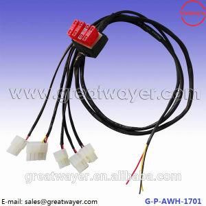 Automotive Cables with Four-Way Fuse Block Fuse Holder and Connectors