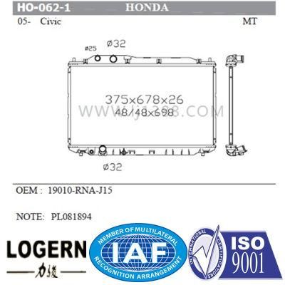 OE Radiator for Honda 05- Civic OEM 19010-Rna-J15
