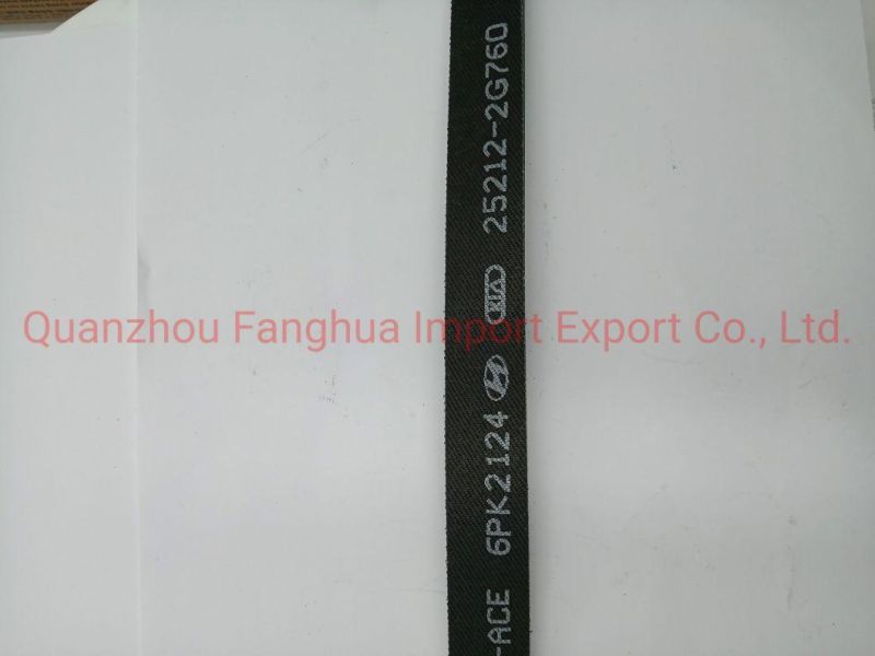 252122g760 6pk2124 Triangular Multi Wedge Generator Belt