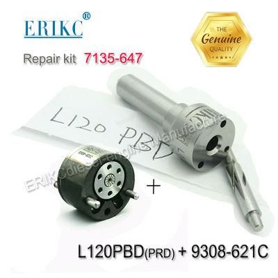 Diesel Inyector Overhaul Repair Kit 7135-647 Including Nozzle L120prd and Valve 9308-621c for Injector Ejbr04001d and Ejbr01801A \Ejbr01801z