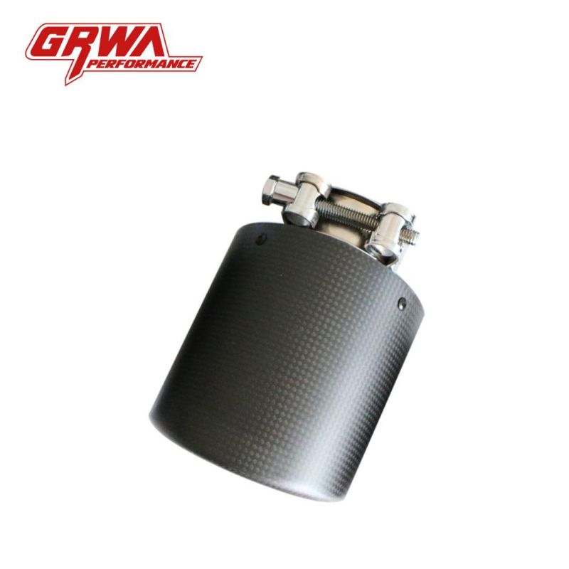 Sample Carbon Fiber Exhaust Tail Pipe Exhaust Tip in Stock