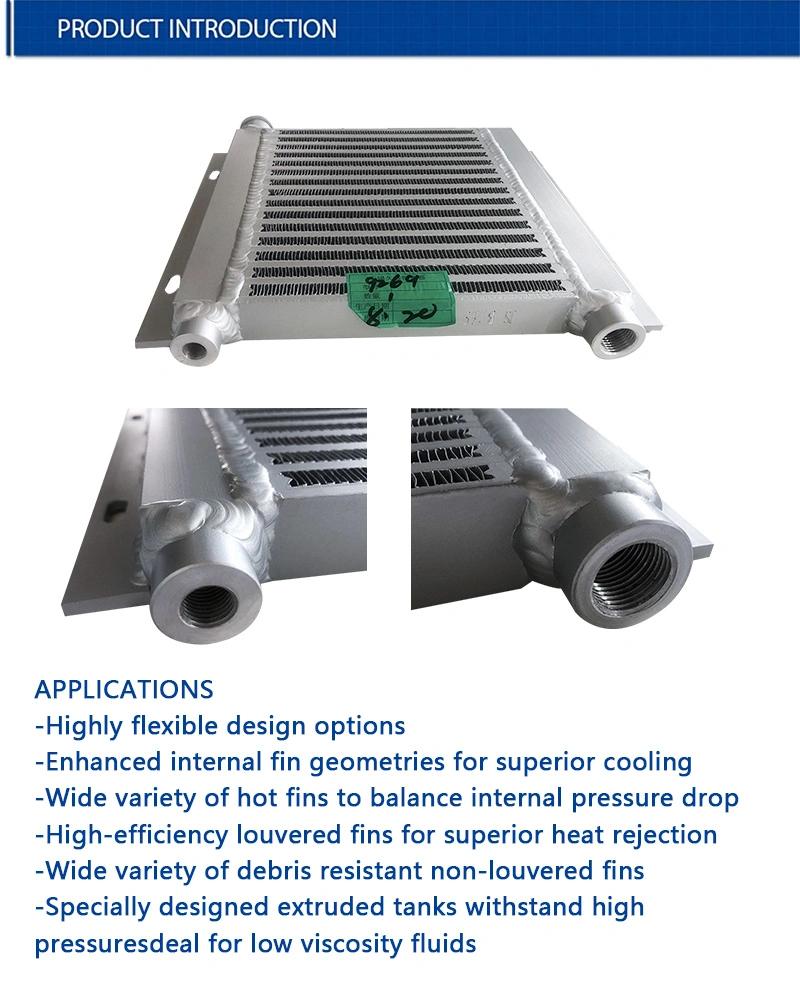 Air Cooled Aluminum Air Compressor Aftercooler Factory Design