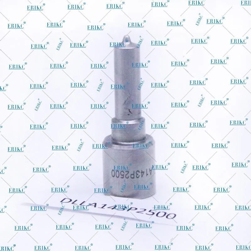 Erikc Dlla 143p2500 Common Rail Nozzle Dlla 143 P 2500 Fuel Oil  Nozzle Dlla143p2500 0433172500 for Bosch 0445110721