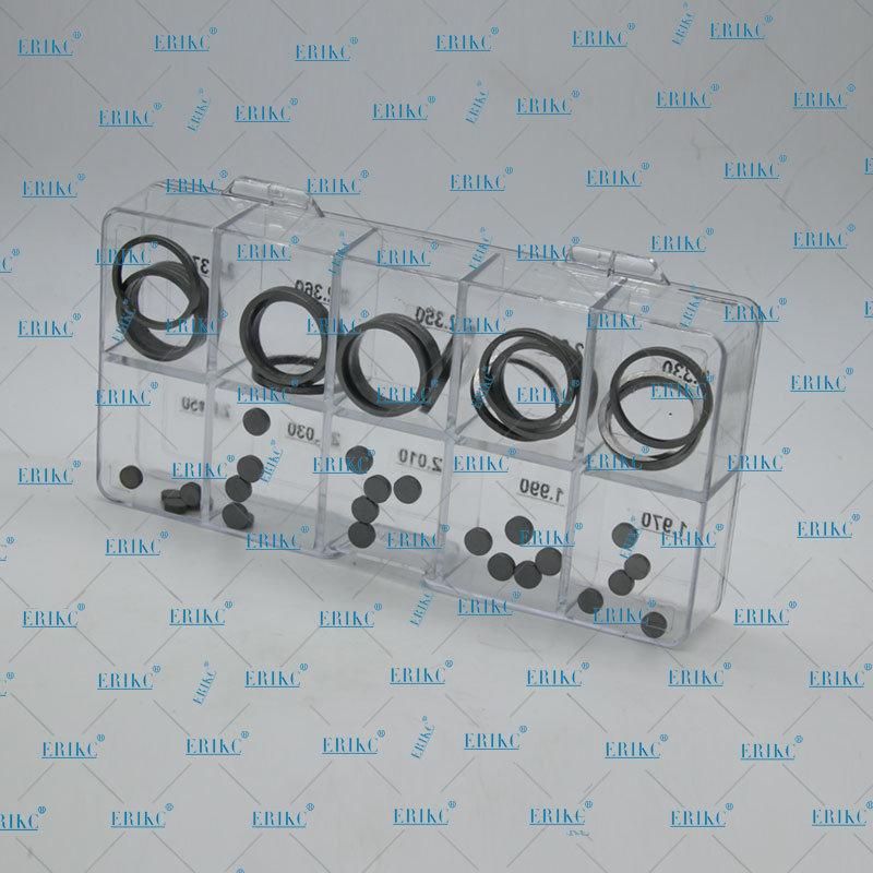 50PCS 320d Common Rail Fuel Diesel Injector Assembly Solenoid Valve Assy Adjusting Washers Shims Gap Gasket Set