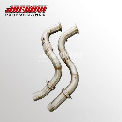 304 Stainless Steel Racing Performance for BMW N63 F10 550I 2011+ Exhaust Downpipe
