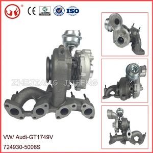 Gt1749V Turbocharger for A3 2.0tdi Golf 2.0tdi (724930-5008S)