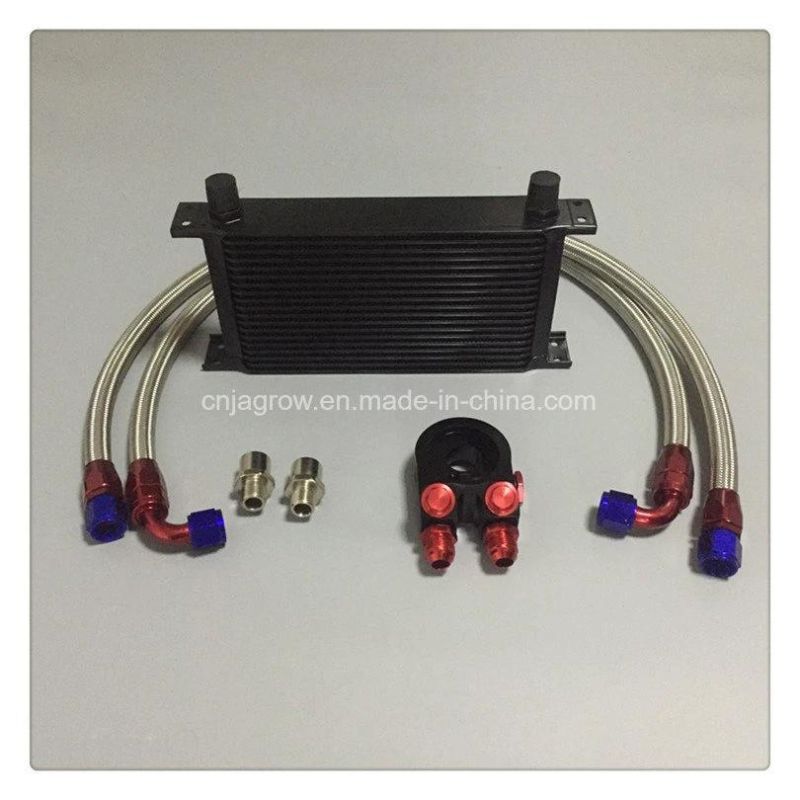High Performance Mocal 19 Row Oil Cooler Kit with Thermostatic Sandwich Adapter