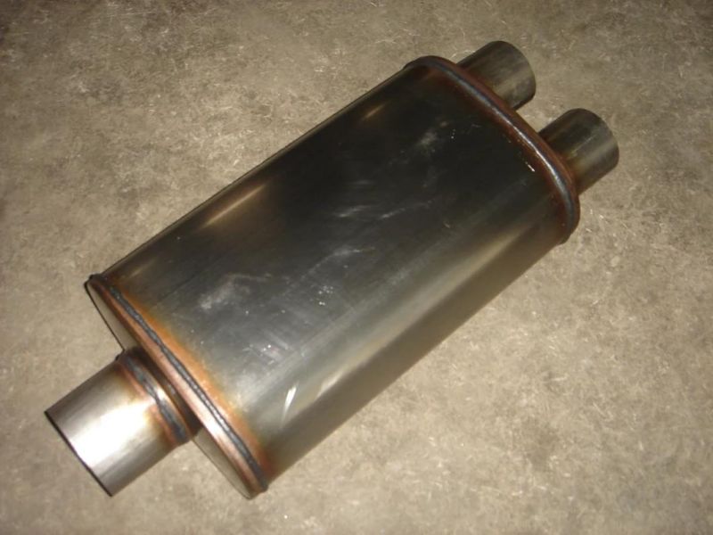 Sport Exhaust Dependable Quality Oval Type Exhaust Muffler Escape Silenciador