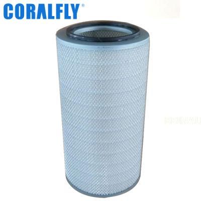 Coralfly Air Filter 47220-39802 47220-39800 Af975m Af976 P18-2082 P12-4045 P18-1082 AC6412A AC6412b for Mitsubishi/Donaldson/Micro/Fleetguard