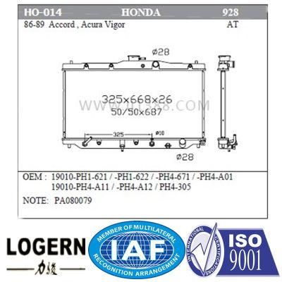 Auto Radiator for Honda 86-89 Accord/Acura Vigor at Dpi: 928