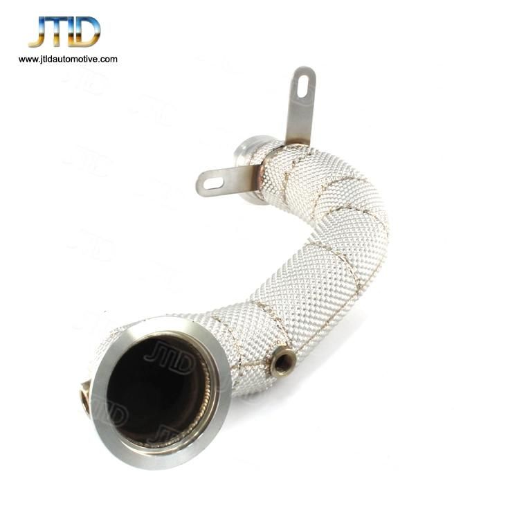 Heatshield 304 Ss Factory Price Exhaust Downpipe for Benz W205 Right