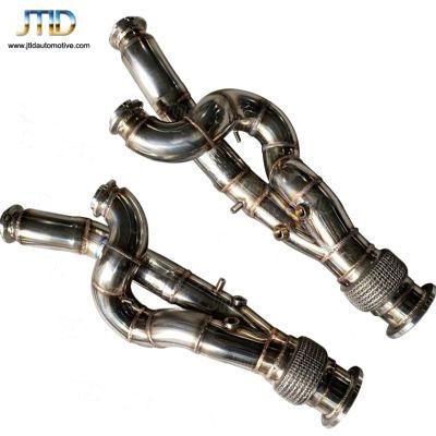Jtld Racing Straight Cat Pipes Set T-304 Equal Length Downpipes