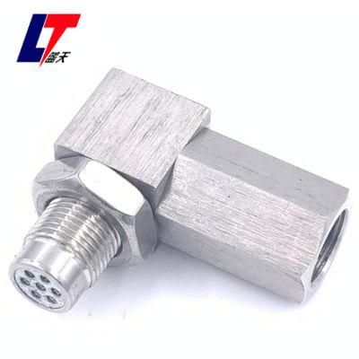 90 Degree Catalytic Converter Stainless Cel Eliminate Check O2 Sensor Socket