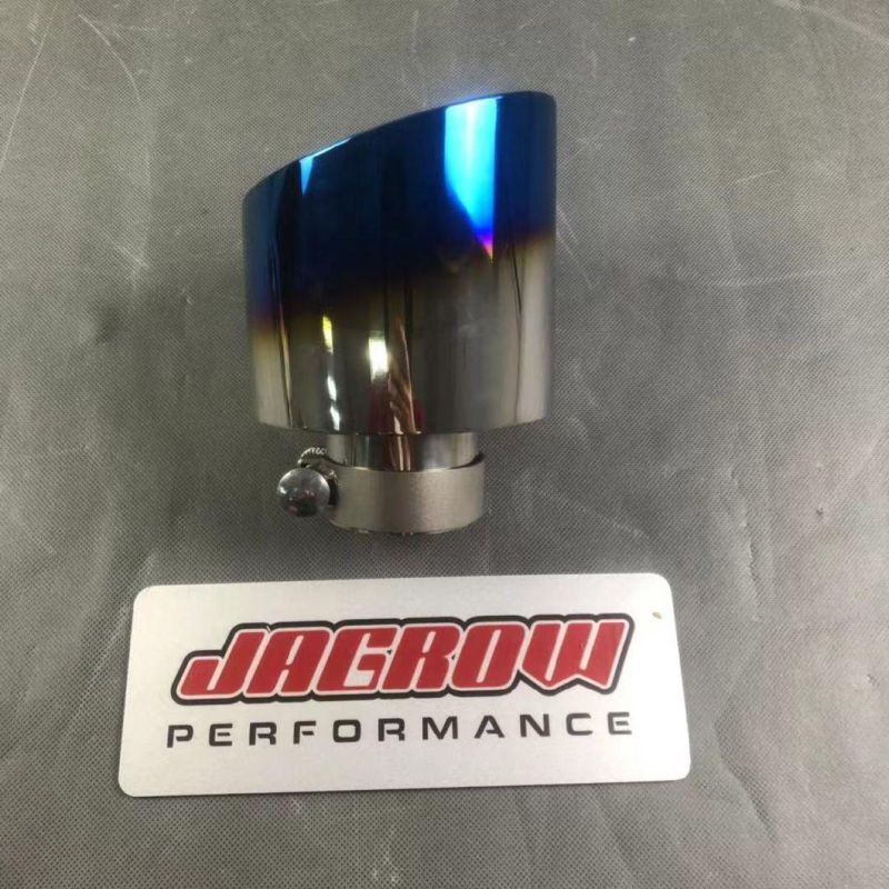 Universal Exhaust Stainless Tips Blue