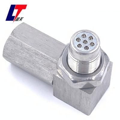 180 Degree 90 Degree Oxygen Sensor Extender Spacer Extension Adapter with Catalytic Converter M18*1.5