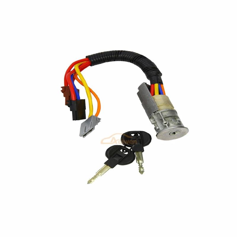 Aelwen Auto Parts Ignition Switch Fit for Peugeot Partner Expert 806 106 FIAT Scudo Ulysse 252402 252521 OE 9790486480 96244156 9790461580 4162. W4