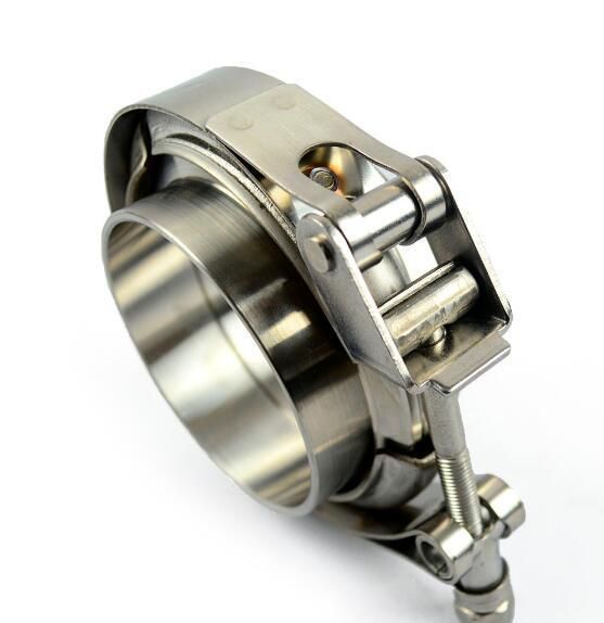 V Band Clamps V Type Turbocharger Clamps for Car Exhaust Pipes
