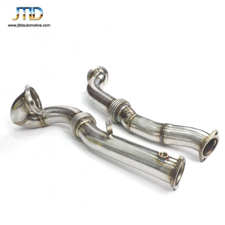 Factory Price Polished Straight Exhaust Downpipe for BMW X6 N54