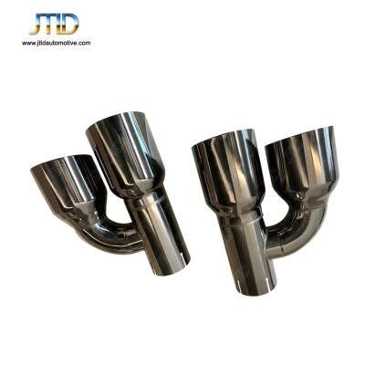 High Quality Customizable 201stainless Steel Plated Exhaust Tip for BMW 330I