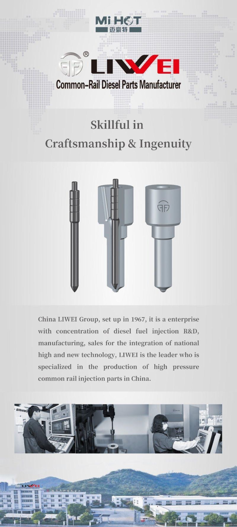 0445120361 Bo Sch Original Diesel Injector for Common Rail System