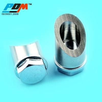 45 Degree Style Stainless O2 Weld Oxygen Sensor Bung with Plug Cap
