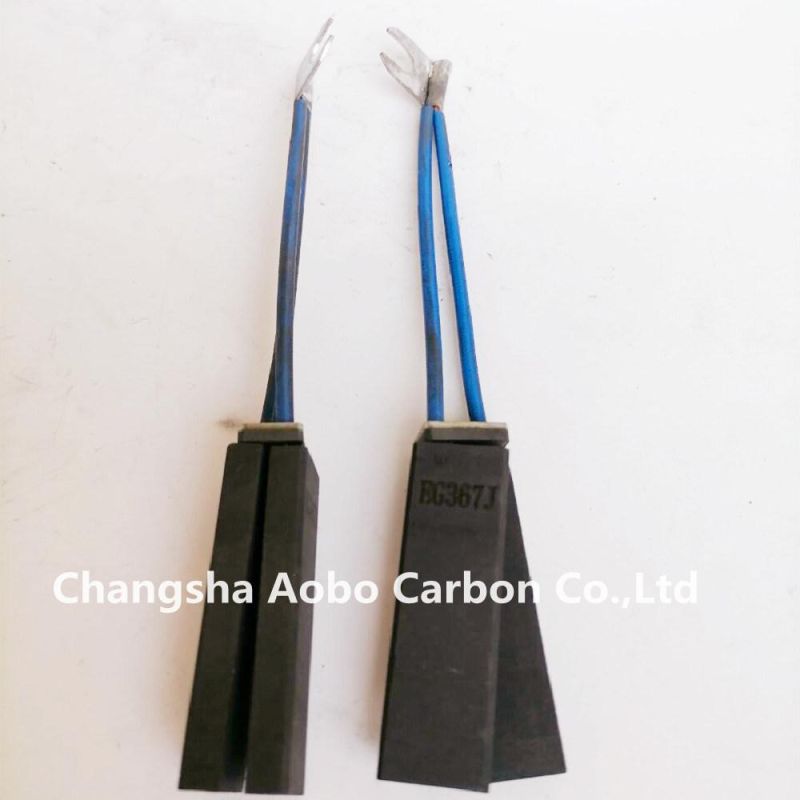 carbon graphite brush carbon brush EG367J sales for industry motor applicatioan