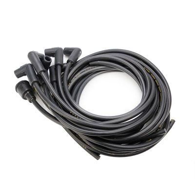 Spark Plugs Wires Sets Igniton Cables Black Silicone High Performance Leads Boot