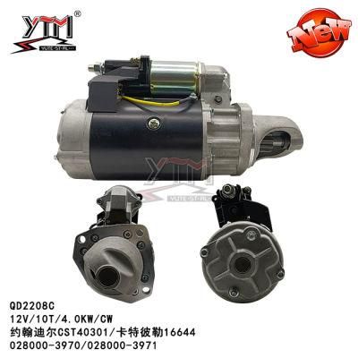 12V 10t 4.0kw Starter for Re43266 0280003970 16644 Cst40301 Engine Parts Factory