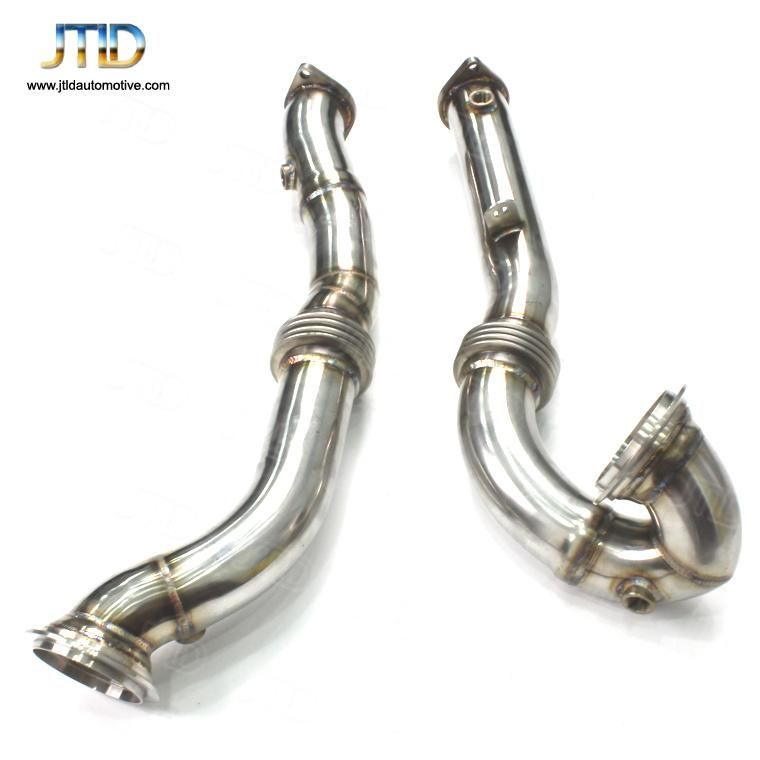 Factory Price Polished Straight Exhaust Downpipe for BMW X6 N54