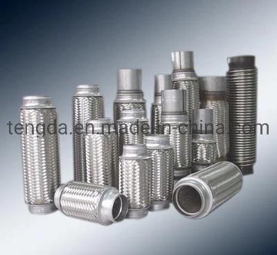 Flexible Metal Exhaust Hose Steel Pipe Fittings Metal Hose with Flange Connection