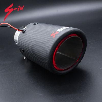 High Performance Universal Carbon Fiber LED Exhaust Tip